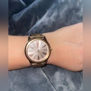 Michael Kors rose gold watch